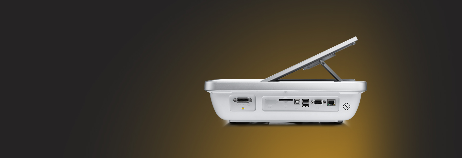 Pantalla plegable con diseño de bisagra flexible.